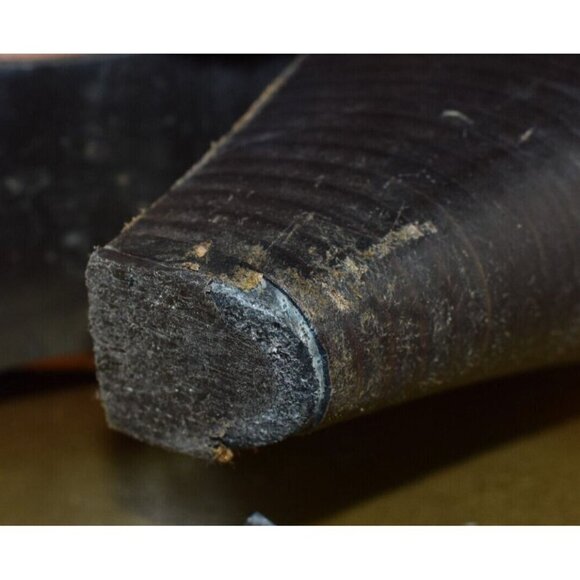 🌹Davos Gomma Womens Tall Riding  Brown Leather Made In Italy Boots Size 9 - Picture 10 of 12